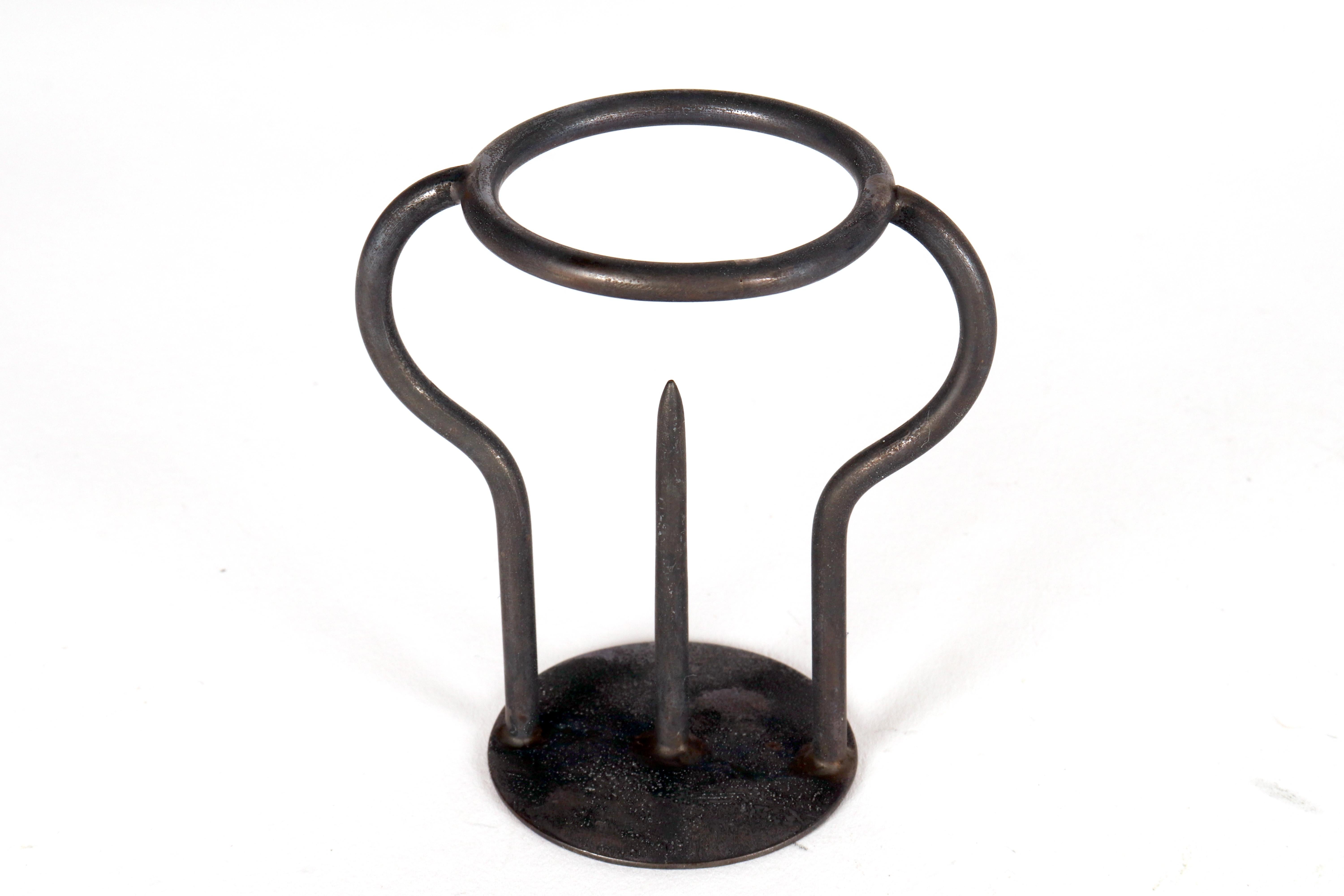 Antique temple Shokudai candlestick Japan end of 19th century. For Sale 8