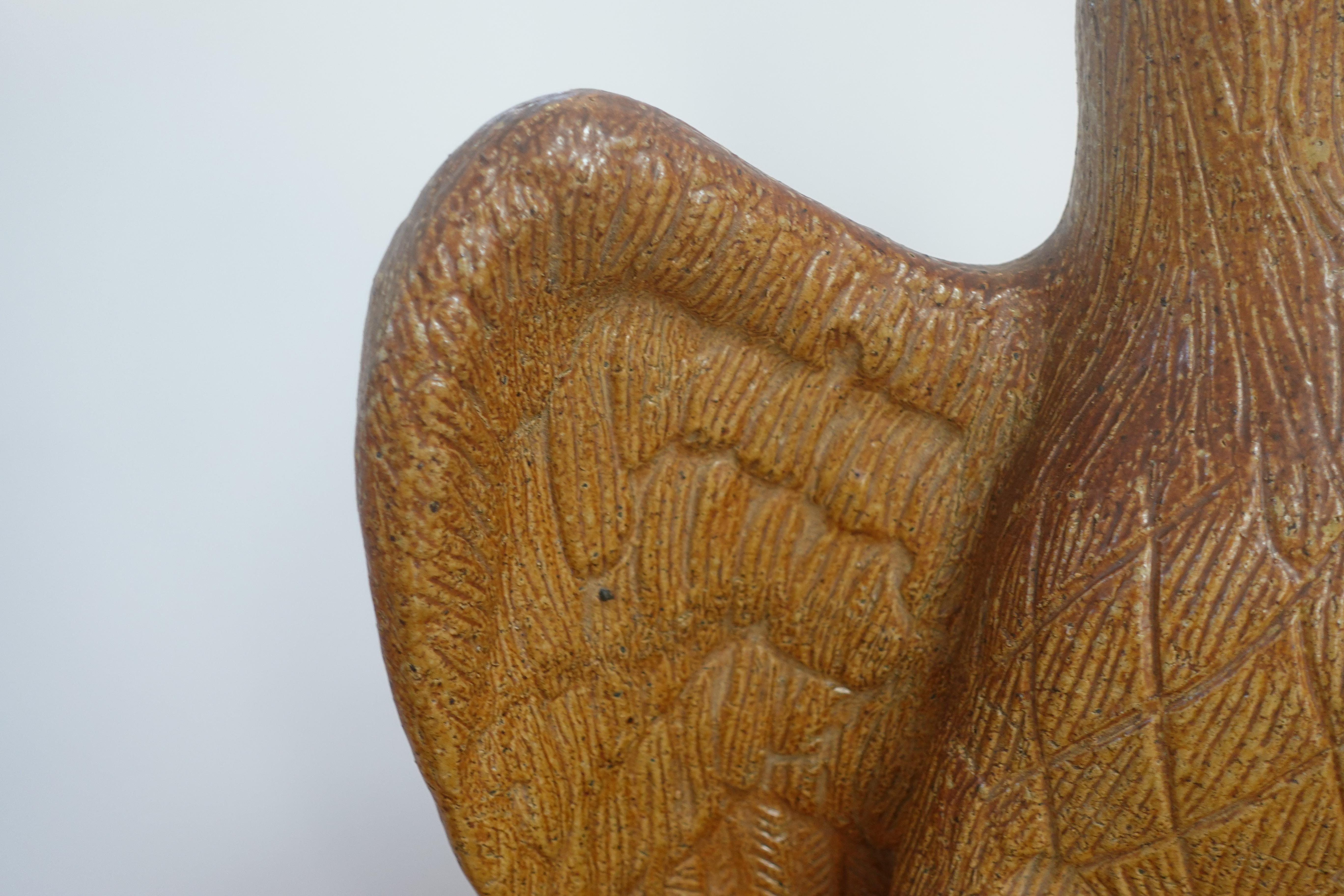 Antique Terra Cotta Federal Eagles 'Pair' In Good Condition For Sale In Sag Harbor, NY