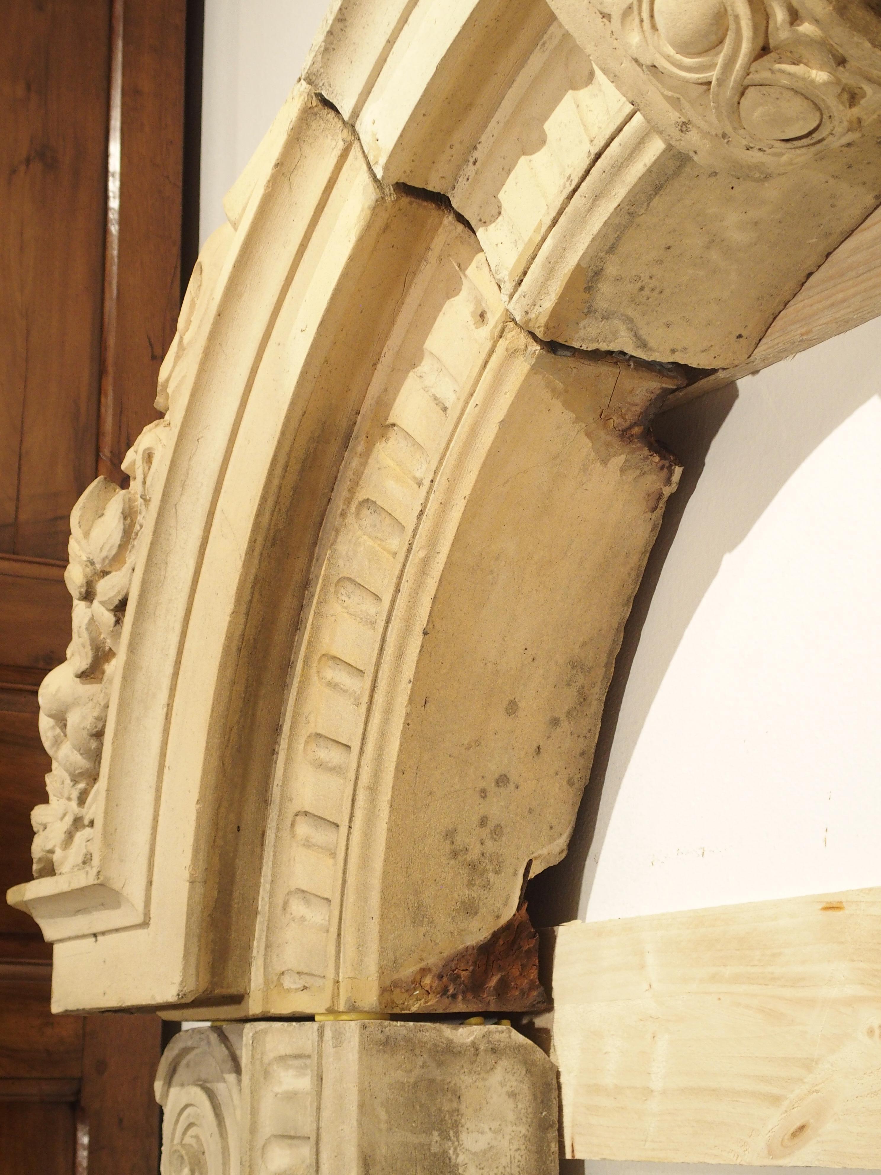 Antique Terracotta Lucarne Window Dormer from a Chateau in France, 19th Century 4
