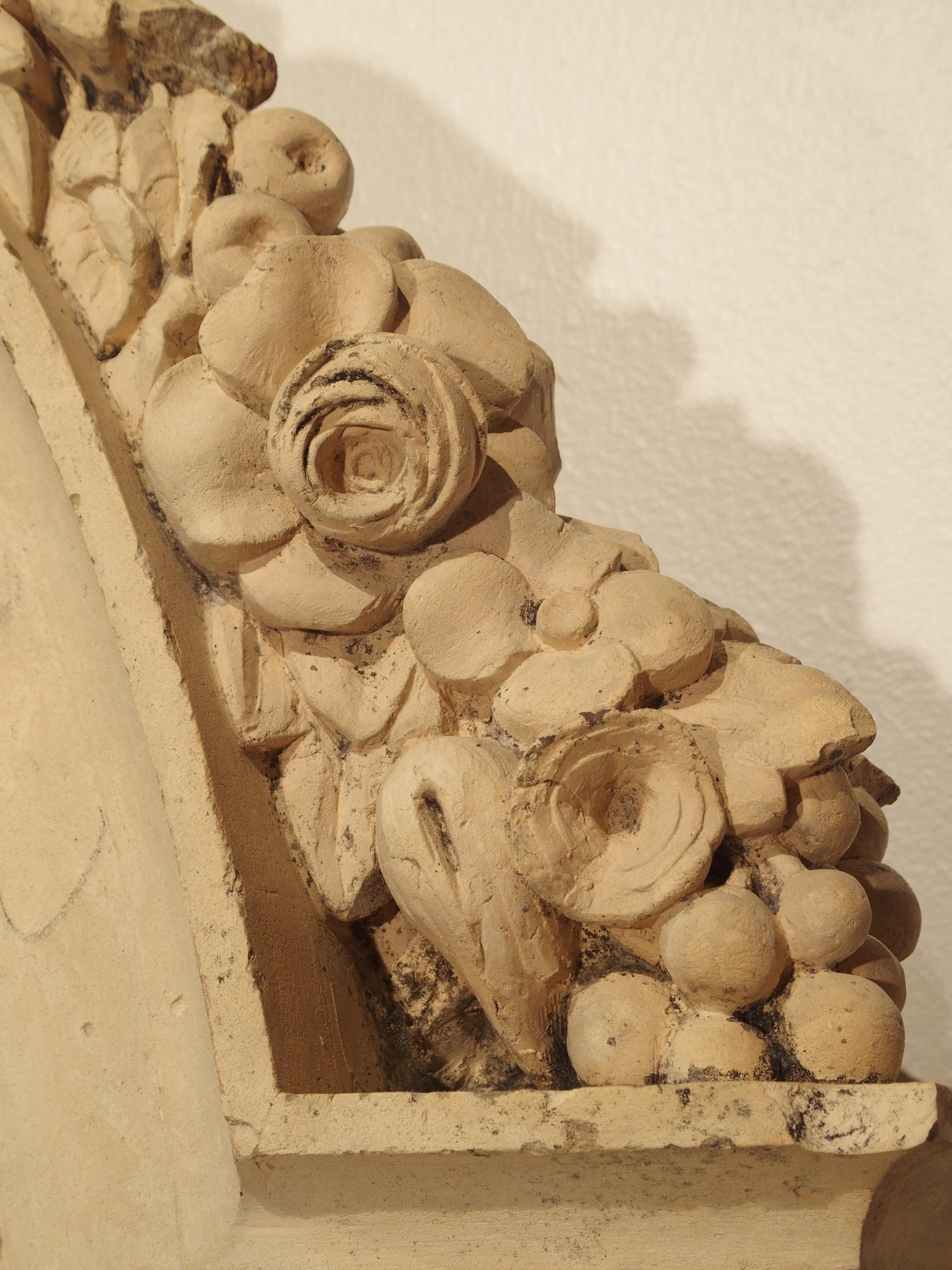 Antique Terracotta Lucarne Window Dormer from a Chateau in France, 19th Century 6