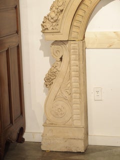 Antique Terracotta Lucarne Window Dormer from a Chateau in France, 19th Century