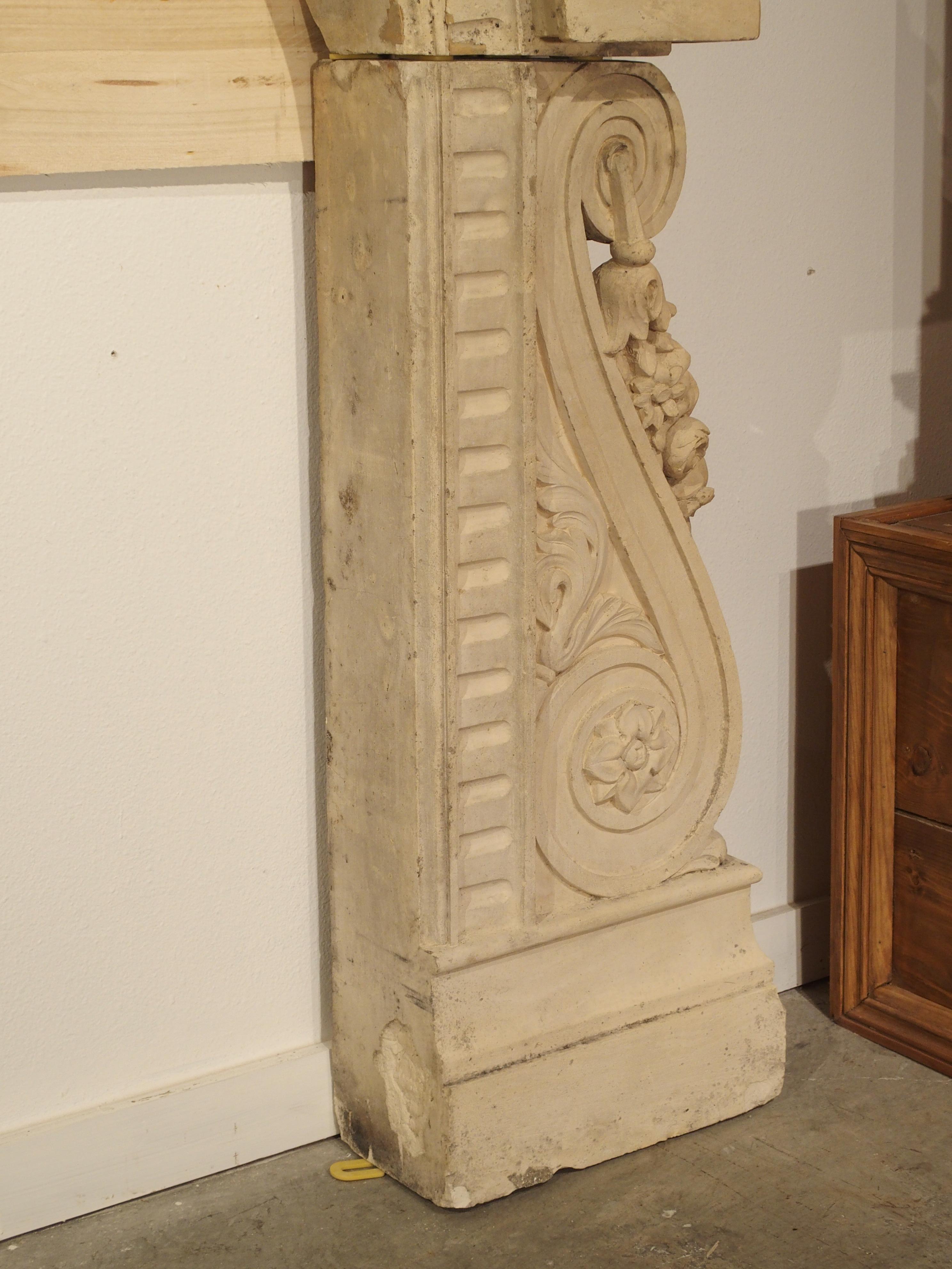 Antique Terracotta Lucarne Window Dormer from a Chateau in France, 19th Century 1