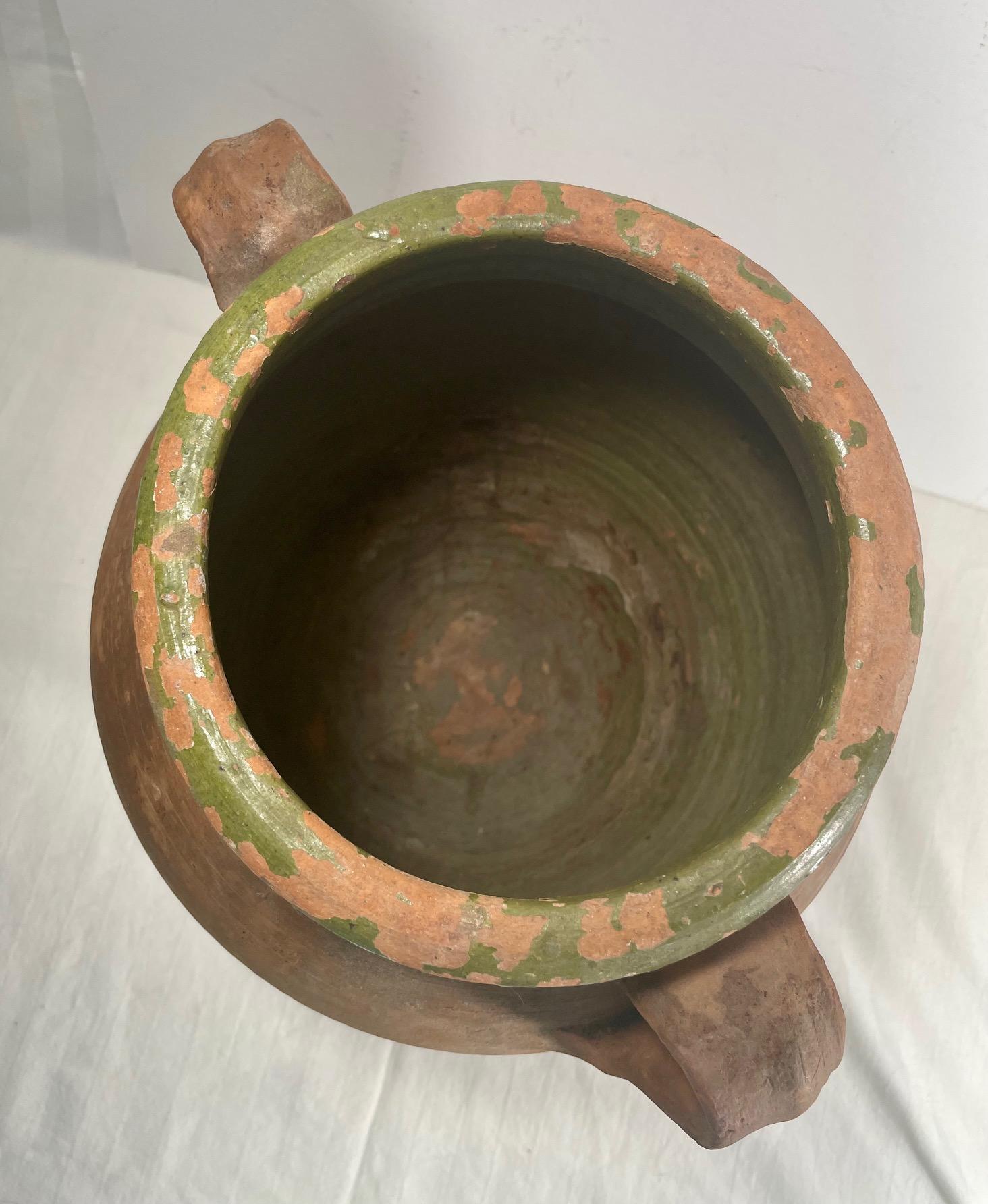 Antique Terracotta Amphora Olive Oil Pot.   5