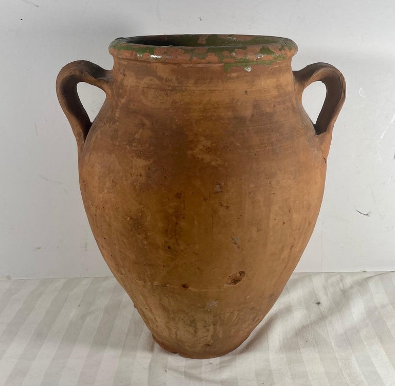 Antique Terracotta Amphora Olive Oil Pot. For Sale at 1stDibs