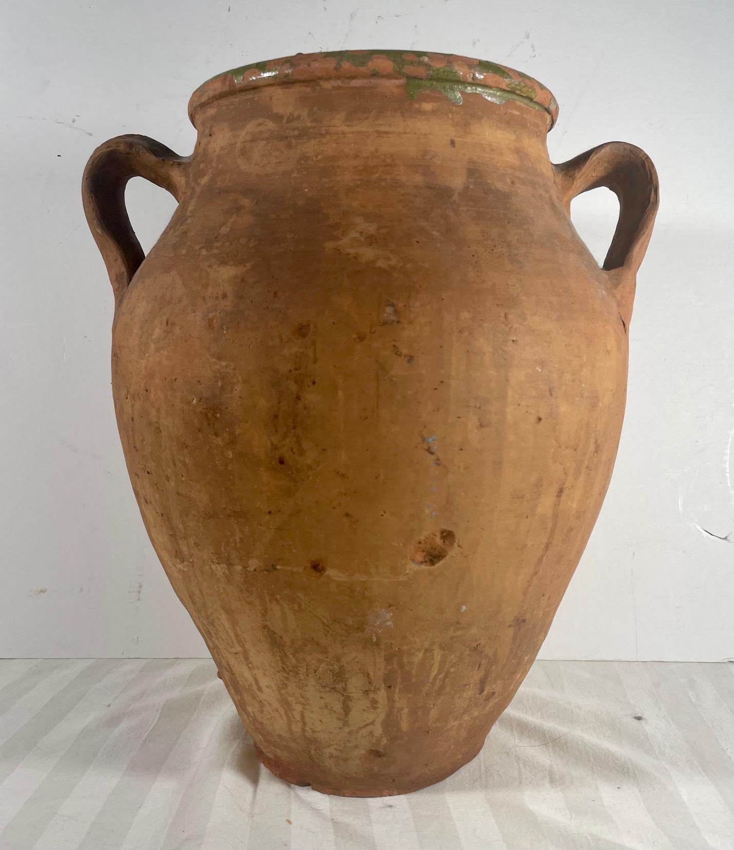 Other Antique Terracotta Amphora Olive Oil Pot.  