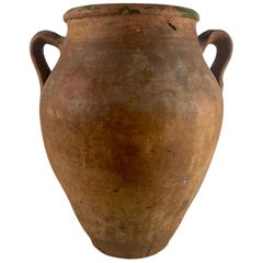 Antique Terracotta Amphora Olive Oil Pot.