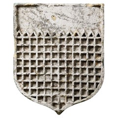 Antique Terracotta Architectural Shield Plaque