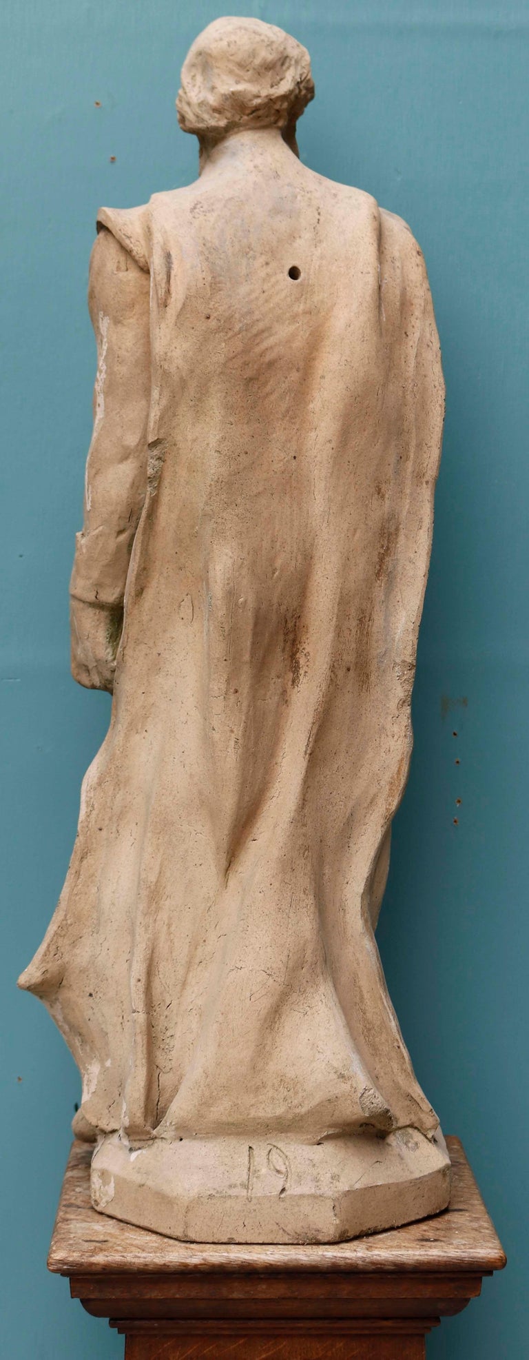 Antique Terracotta Statue of a Renaissance Figure For Sale at 1stDibs
