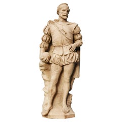 Antique Terracotta Statue of Francis Drake
