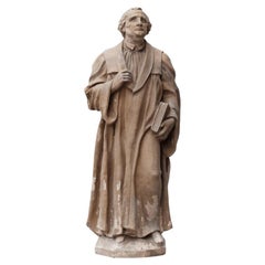 Antique Terracotta Statue of John Wesley