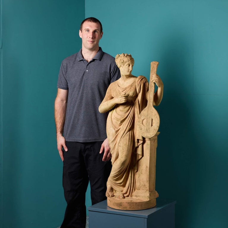 Antique Terracotta Statue of Venus For Sale at 1stDibs