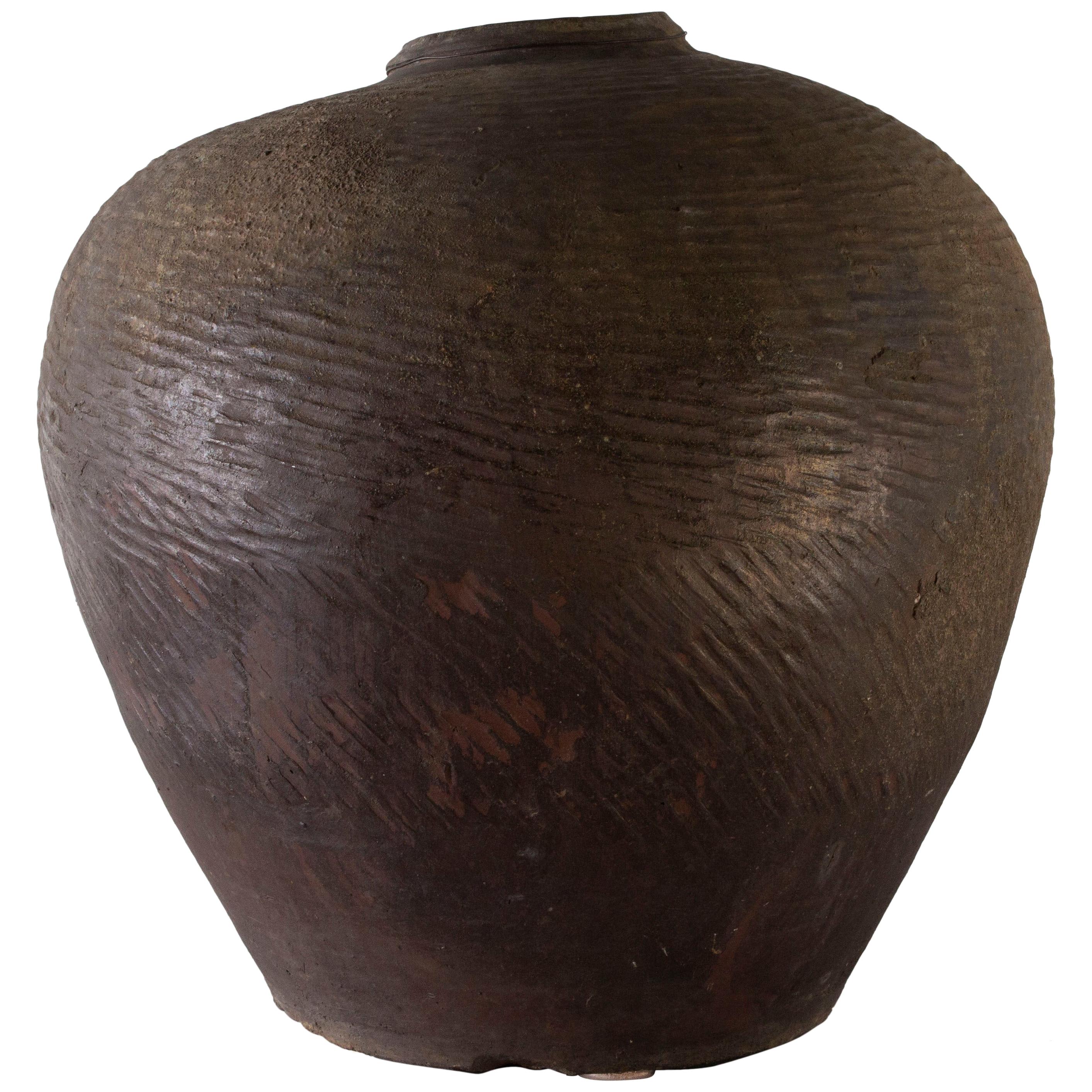 Antique Terracotta Storage Jar