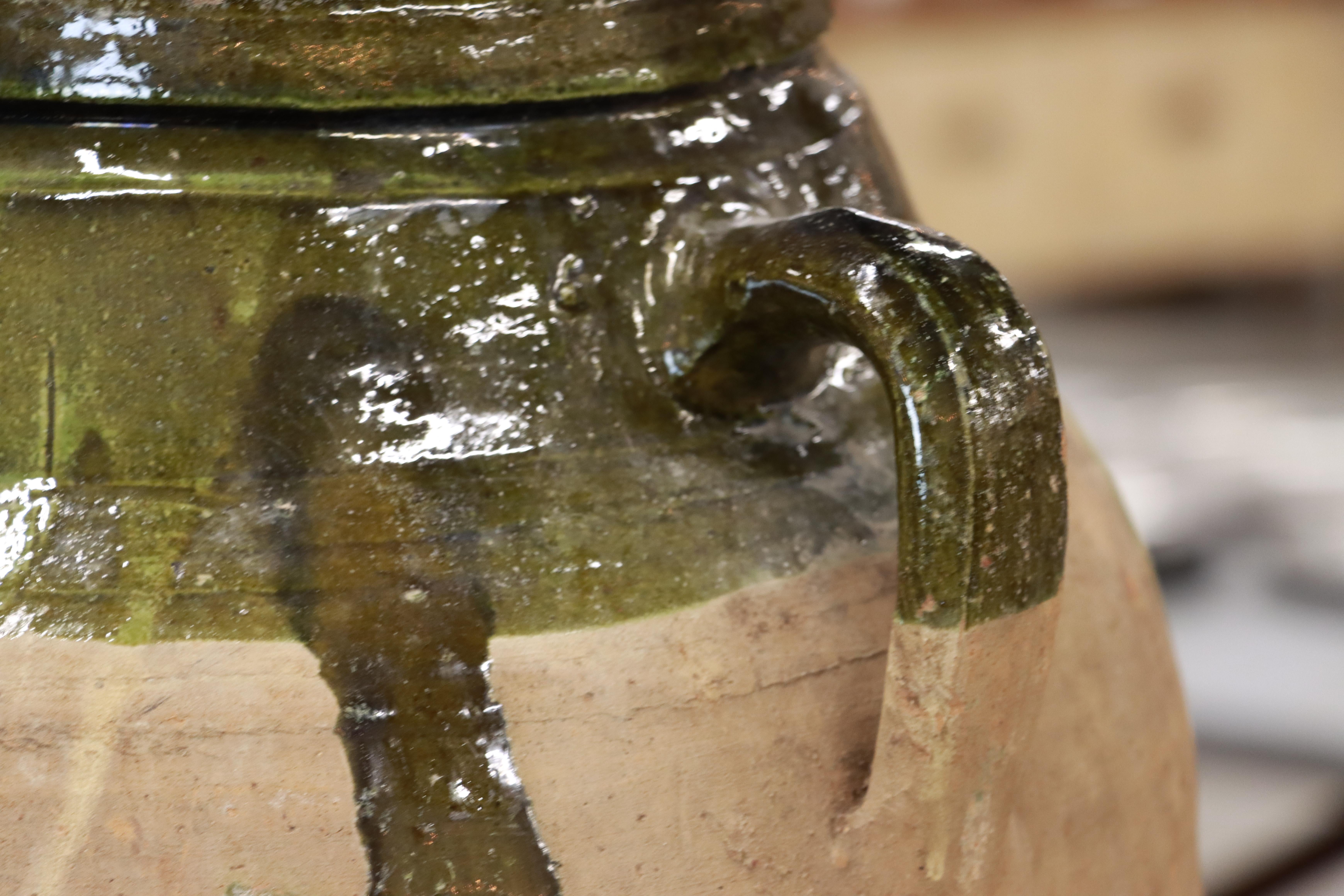 Antique Terracotta Turkish Olive Oil Pot 1