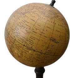 Antique Terrestrial Globe By G. Thomas, Publisher, Paris, 1890