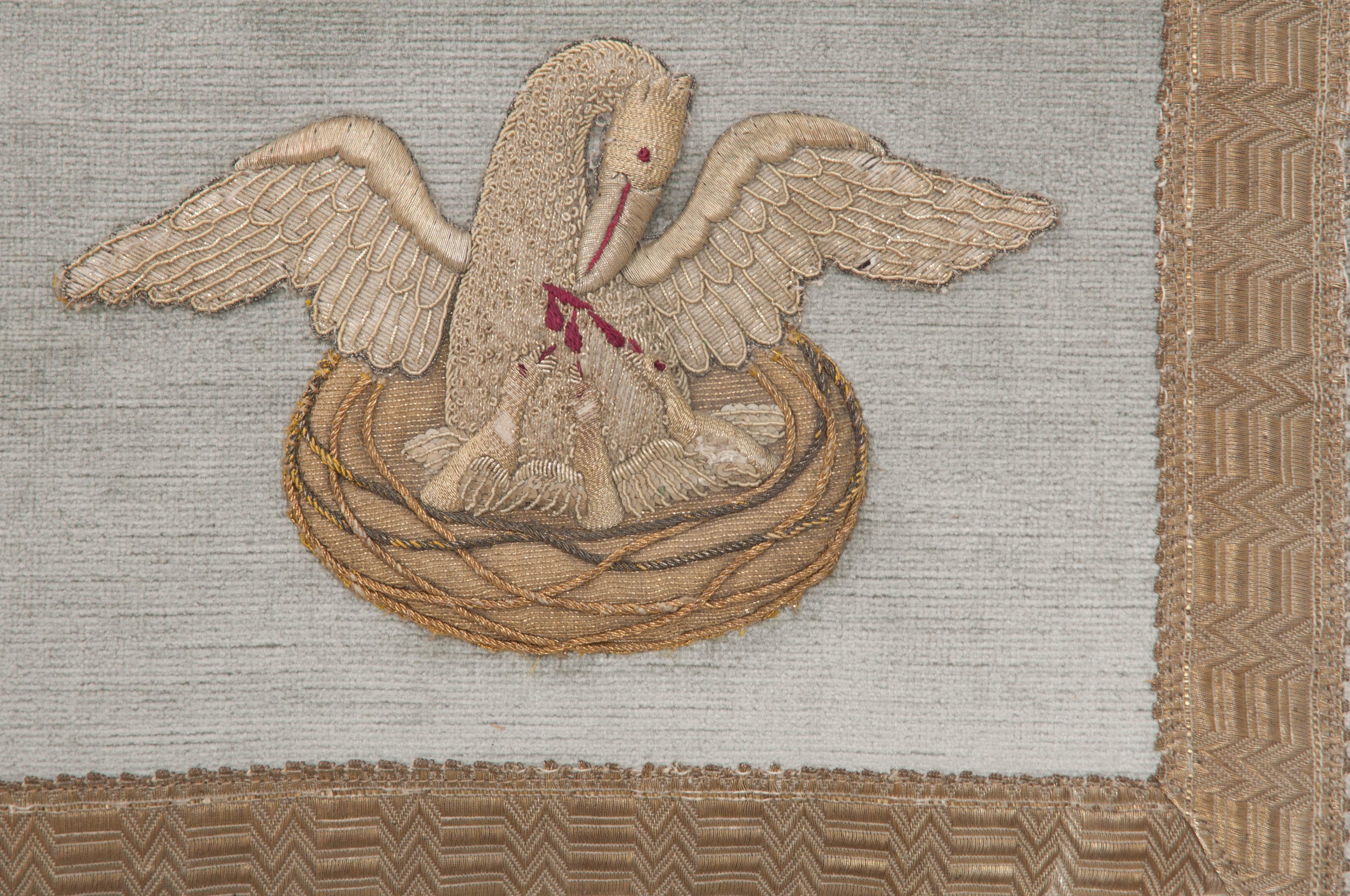 European Antique Textile Pillow by B.Viz Design
