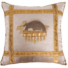 Antique Textile Pillow by B.Viz Design