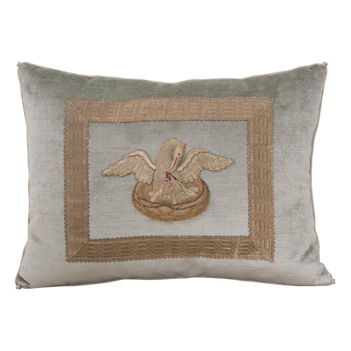 Antique Textile Pillow by B.Viz Design