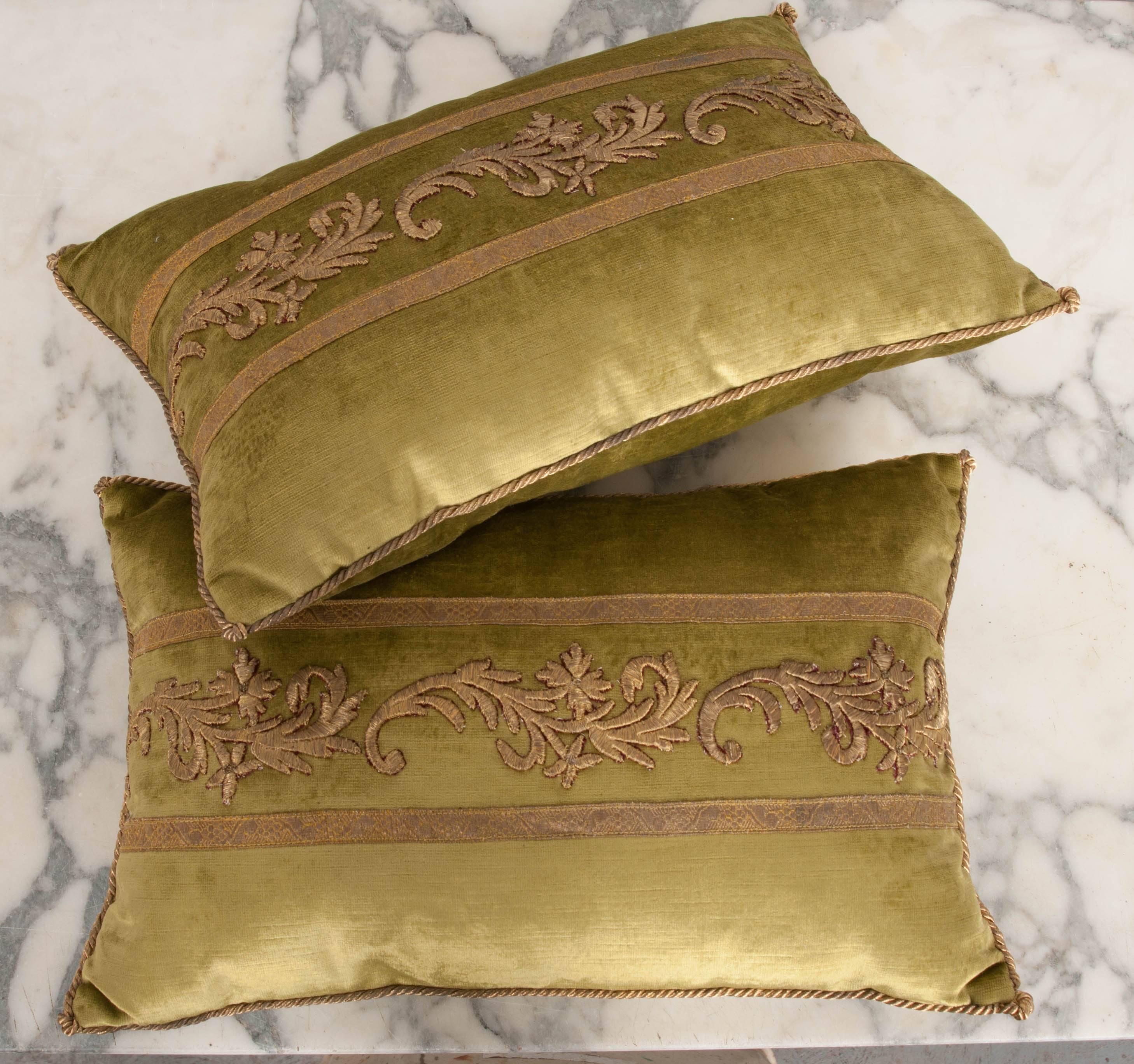 Persian Antique Textile Pillows by B. Viz Design