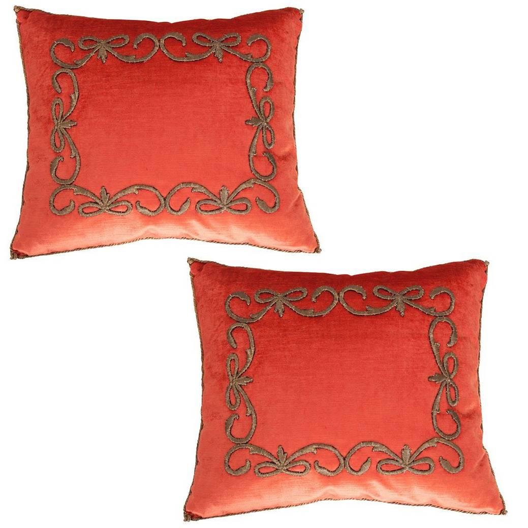 Antique Textile Pillows by B.Viz Design at 1stDibs