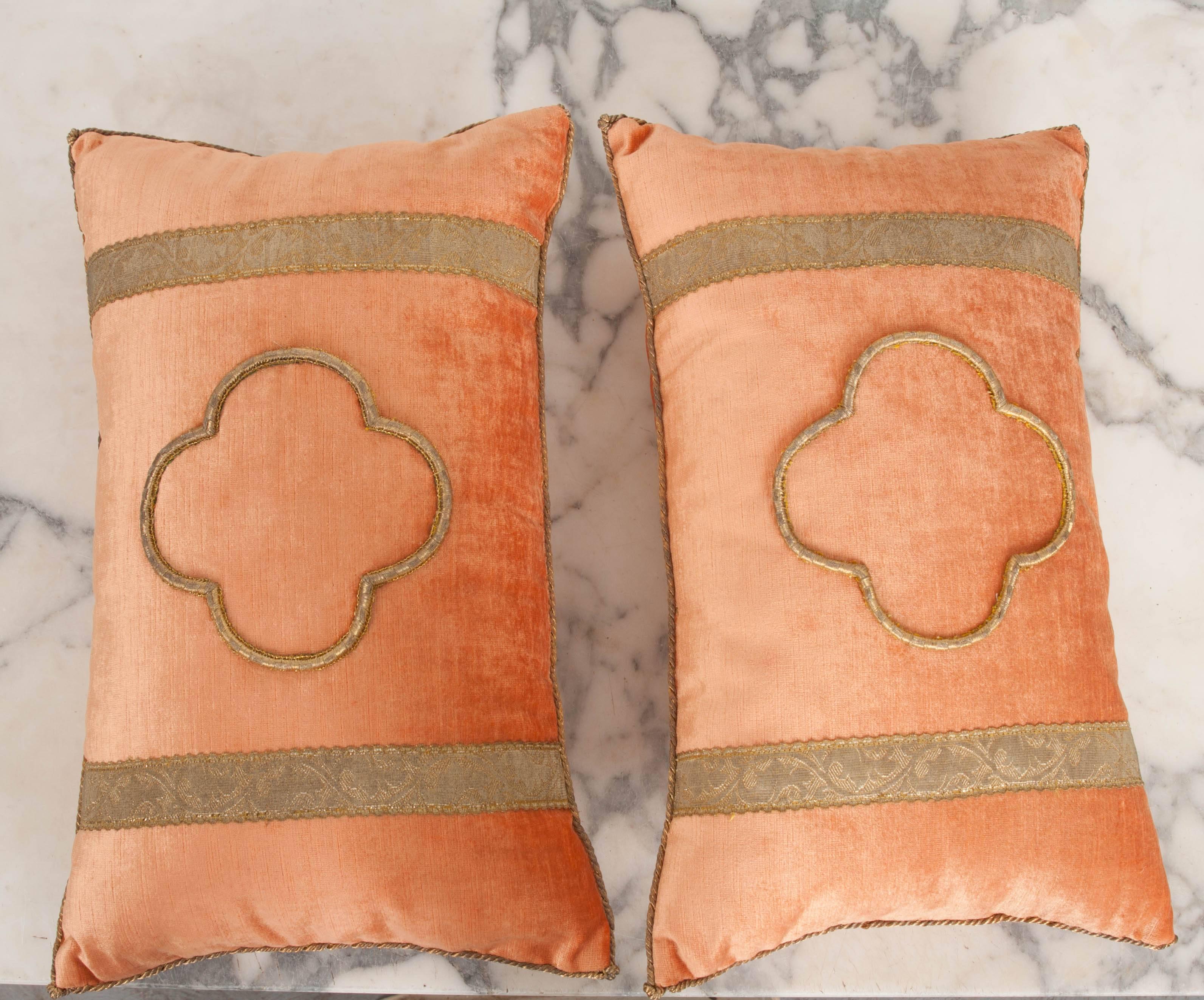 Neoclassical Antique Textile Pillows by B.Viz Designs