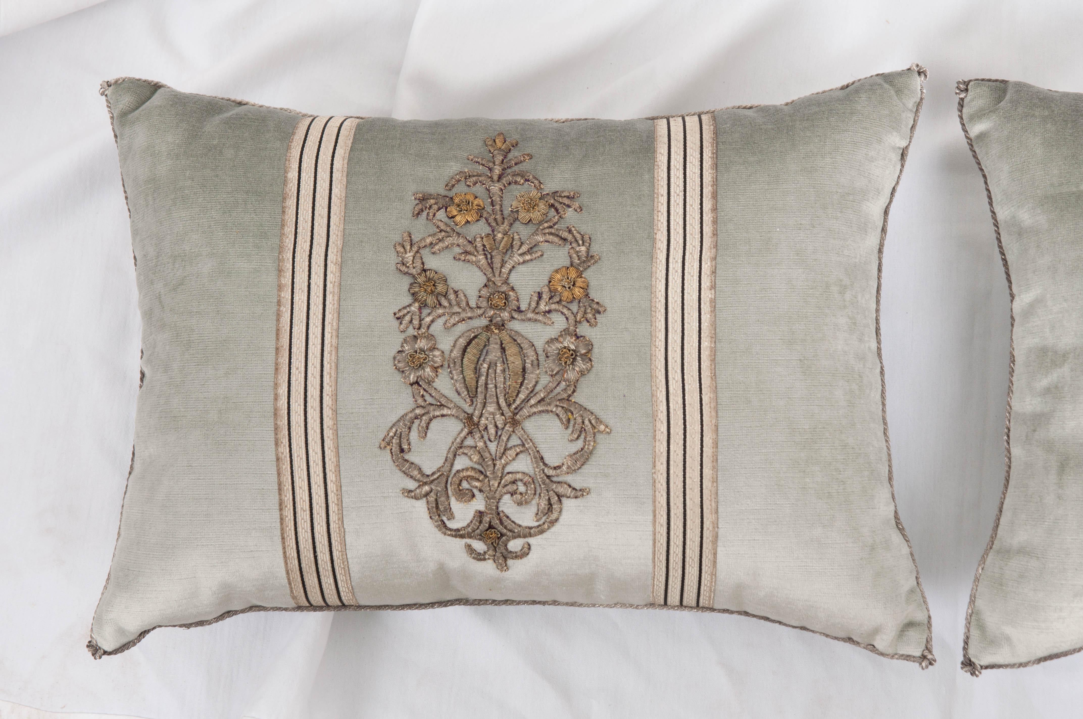 American Antique Textile Pillows by B. Viz Design