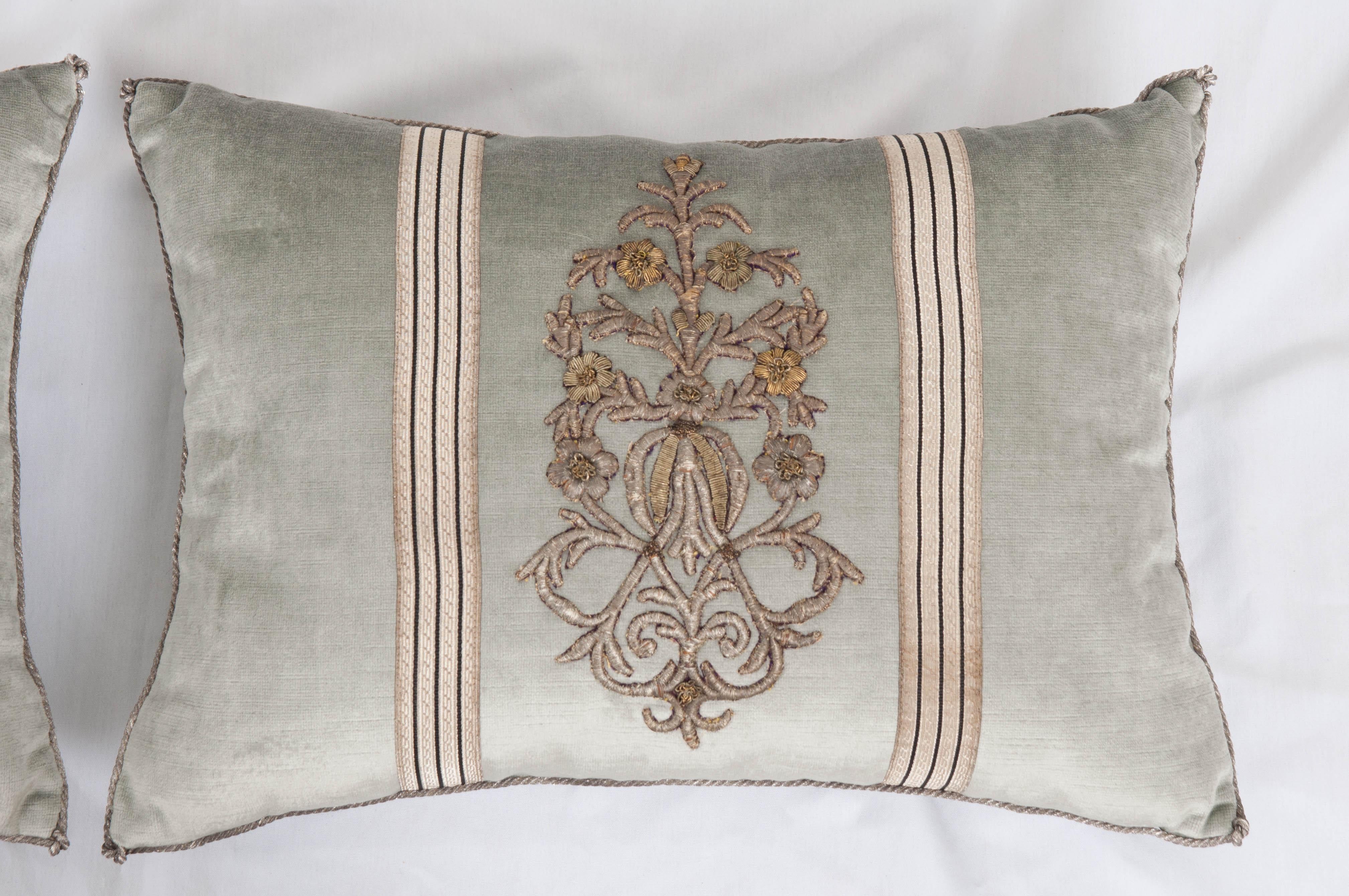 Contemporary Antique Textile Pillows by B. Viz Design