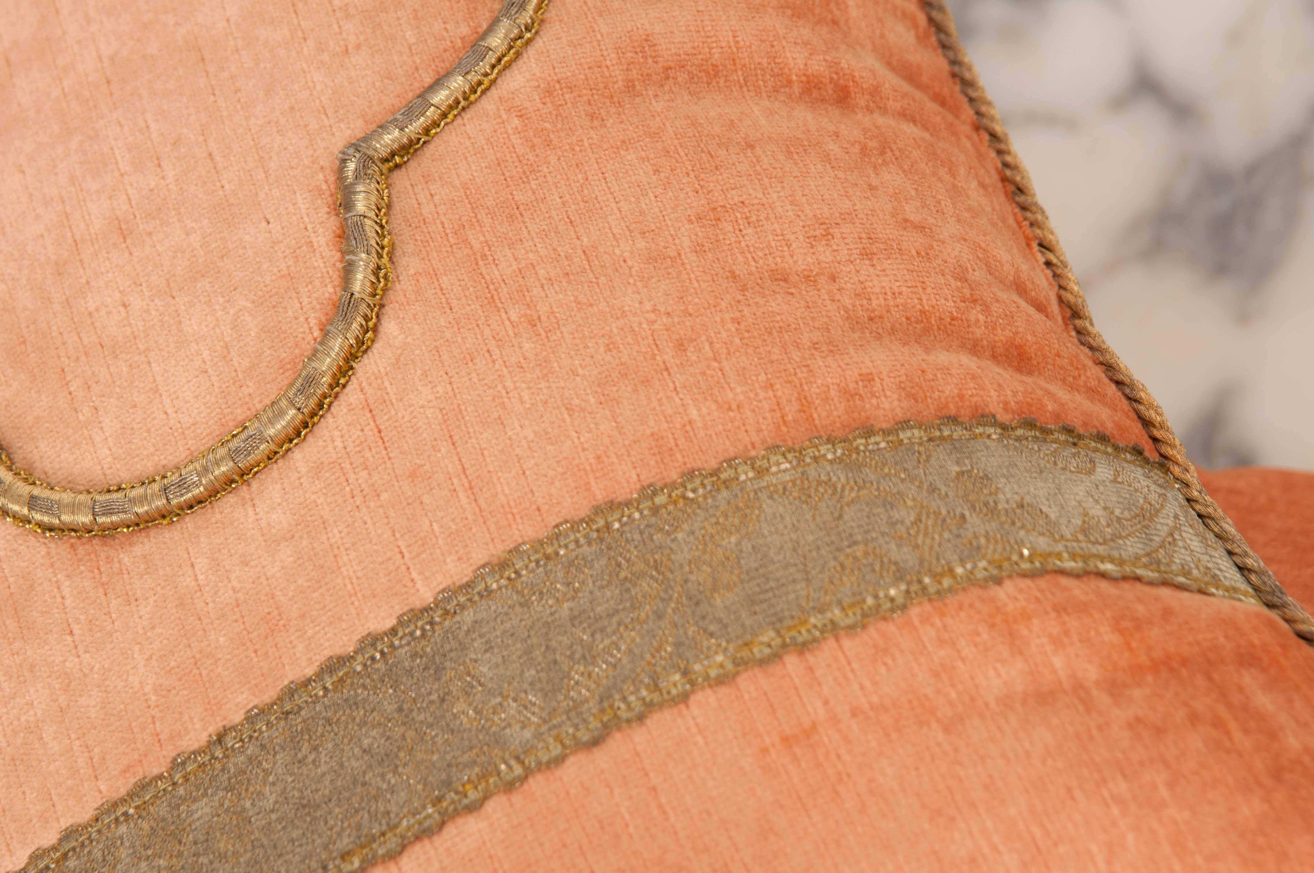 Velvet Antique Textile Pillows by B.Viz Designs