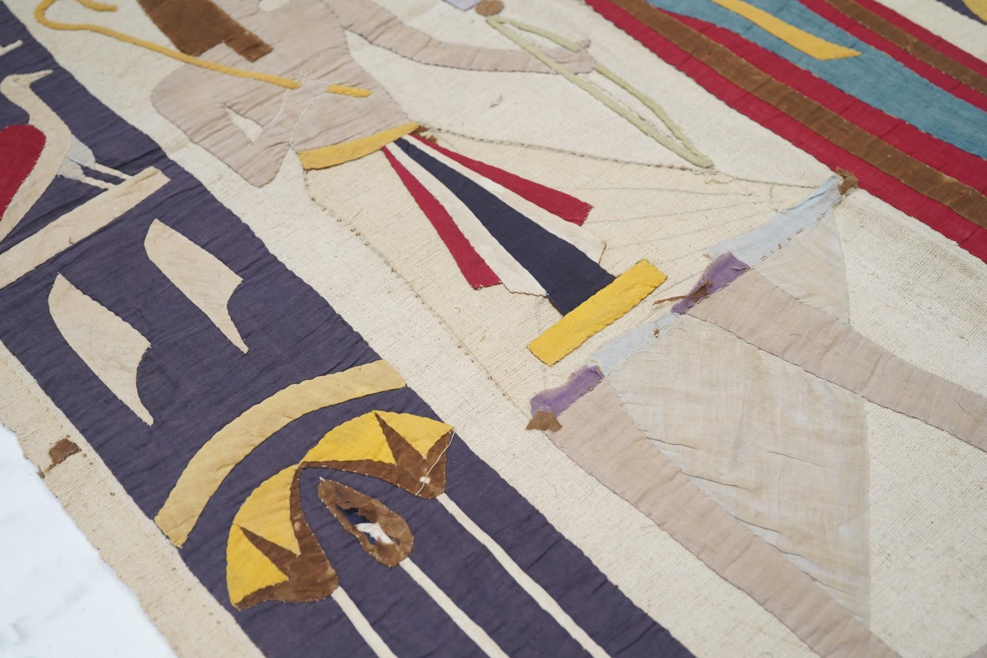 Early 20th Century Antique Textile Rug For Sale