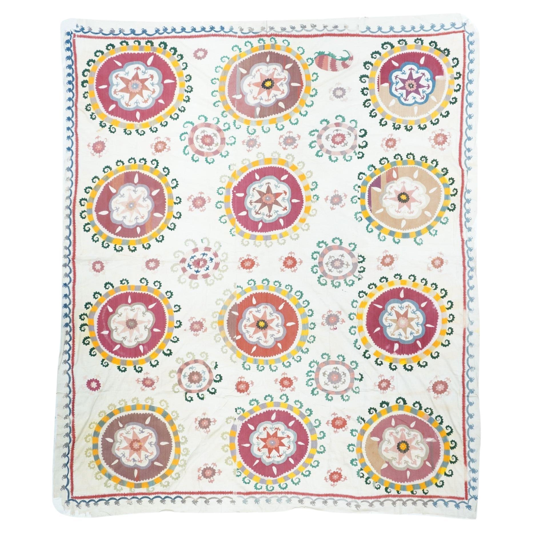 Antique Textile Suzani 7'1'' x 8'5''