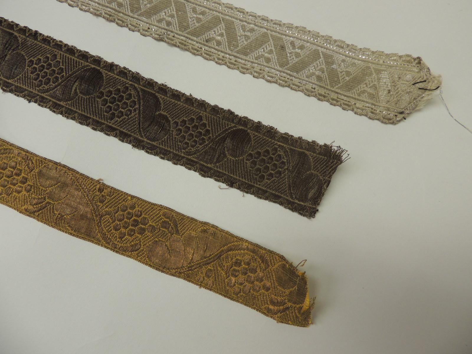 French Antique Textiles Collection of Decorative Trims