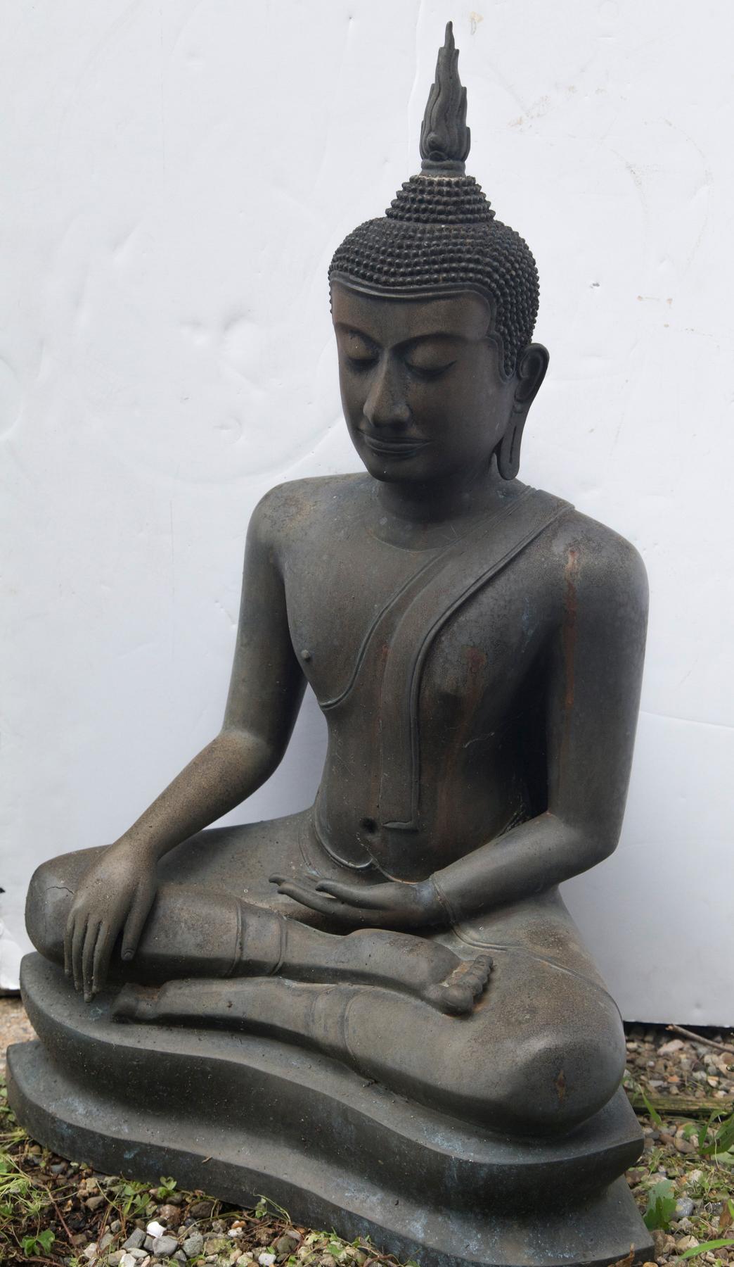 Thai Bronze Buddha For Sale 1
