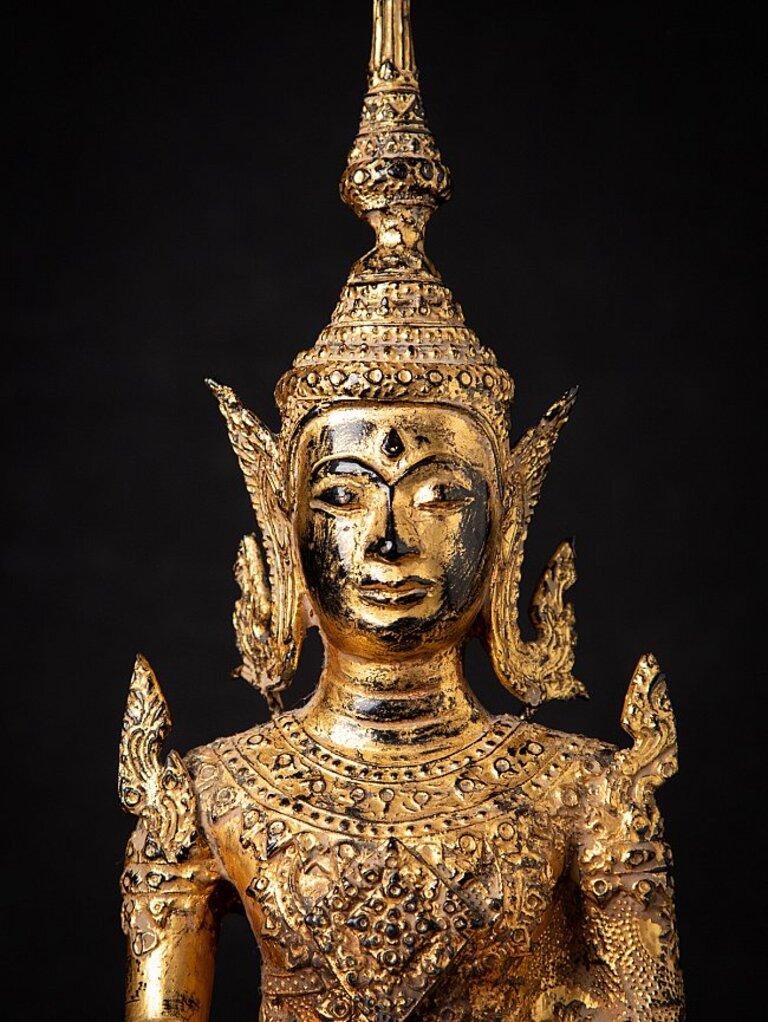 Antique Thai Bronze Buddha Statue from Thailand 6