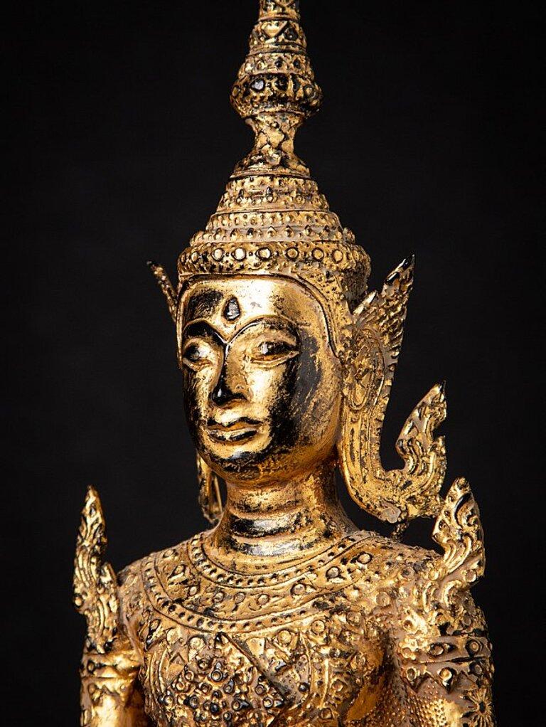 Antique Thai Bronze Buddha Statue from Thailand 8