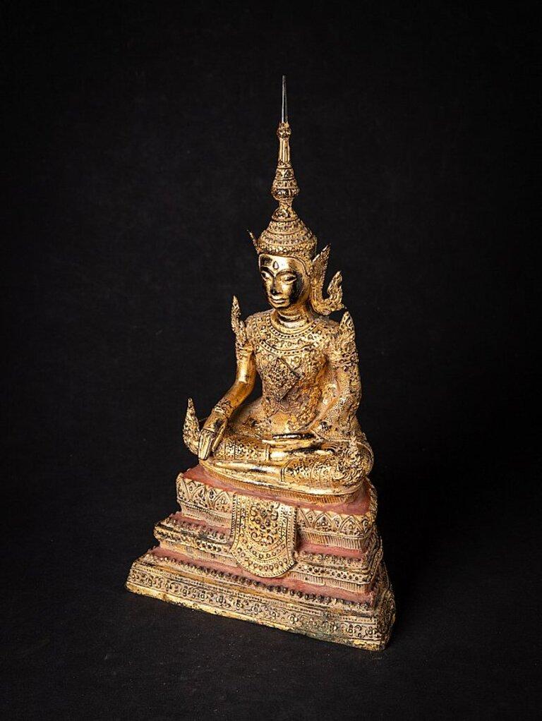 Antique Thai Bronze Buddha Statue from Thailand 9