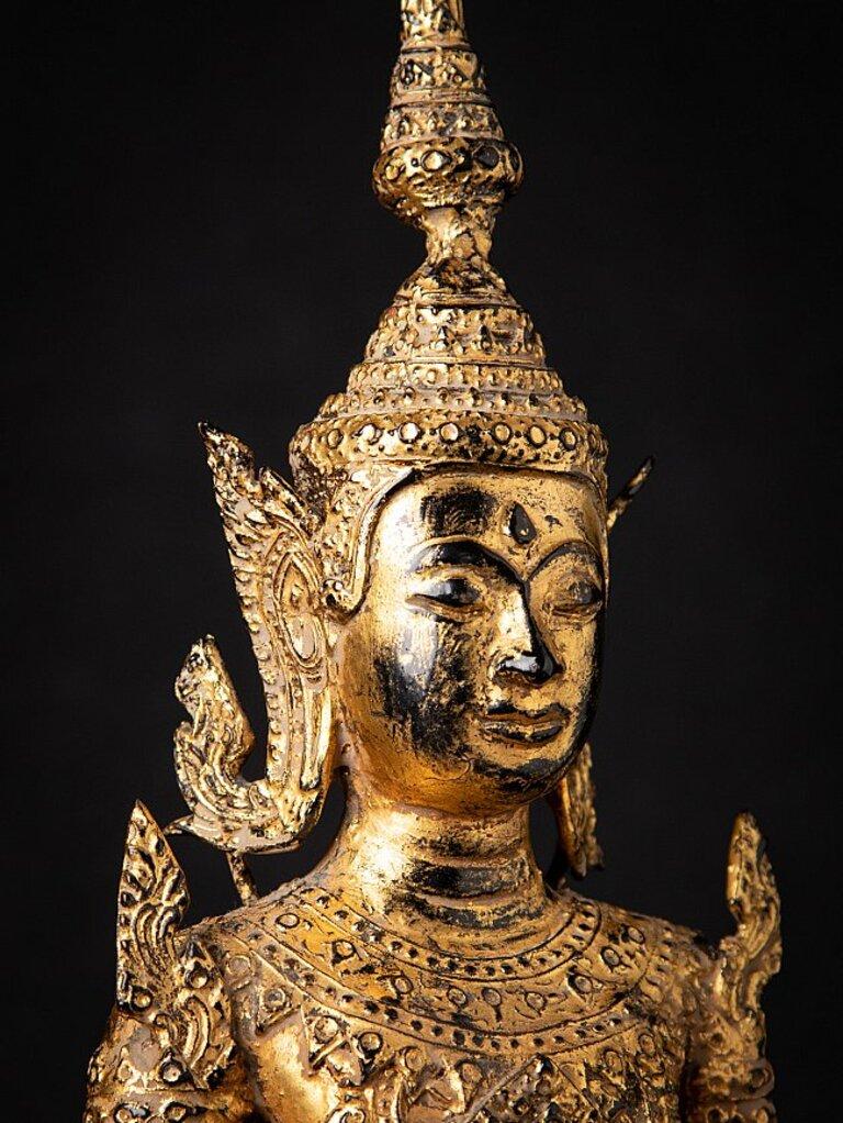 Antique Thai Bronze Buddha Statue from Thailand 4