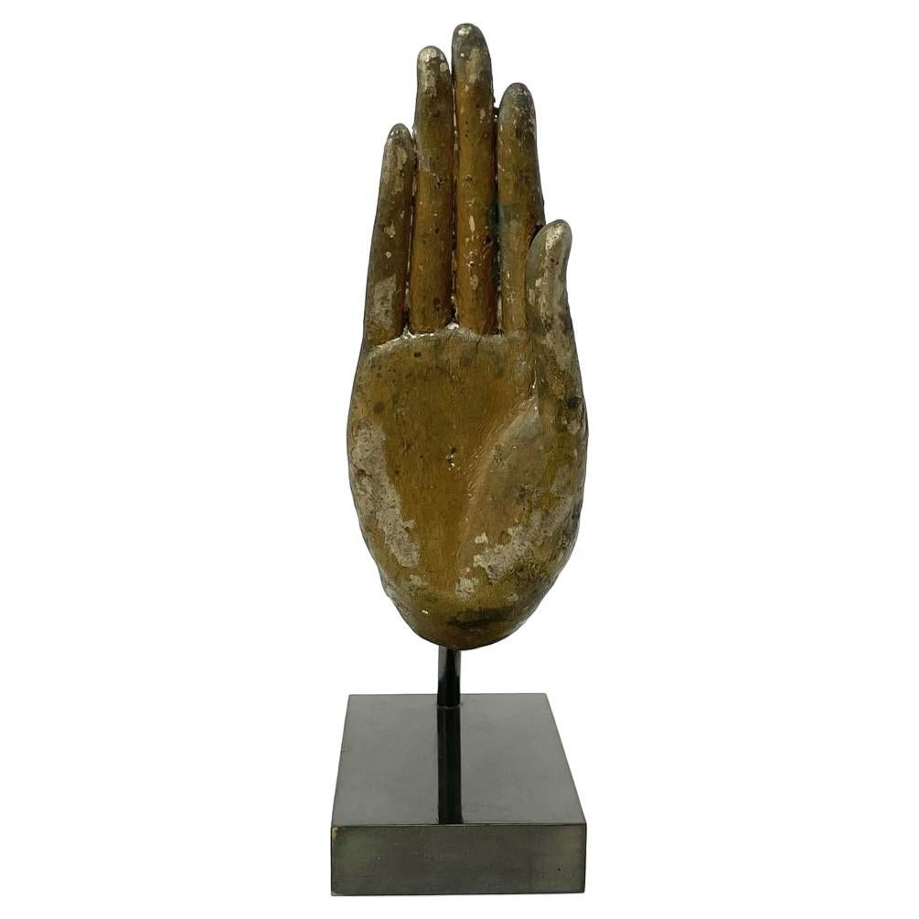 Antique Thai Bronze Hand Fragment For Sale