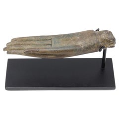 Antique Thai Bronze Hand Fragment