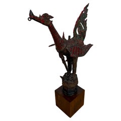 Antique Thai Bronze Hong bird