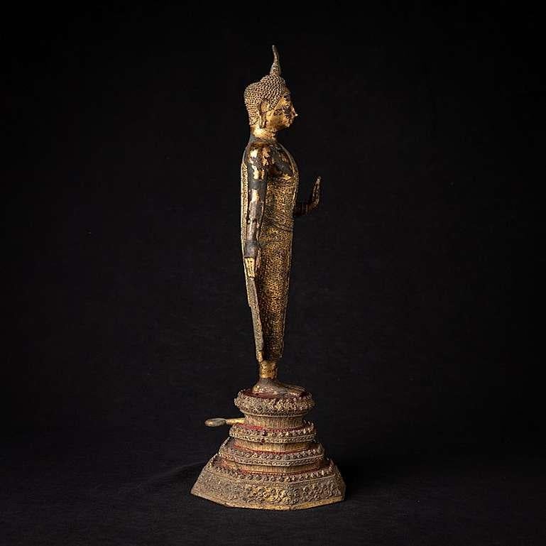 Antique Thai Bronze Rattanakosin Buddha from Thailand For Sale 1