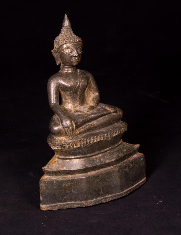 Statue ancienne de Bouddha thaïlandais de Thaïlande Bon état - En vente à DEVENTER, NL