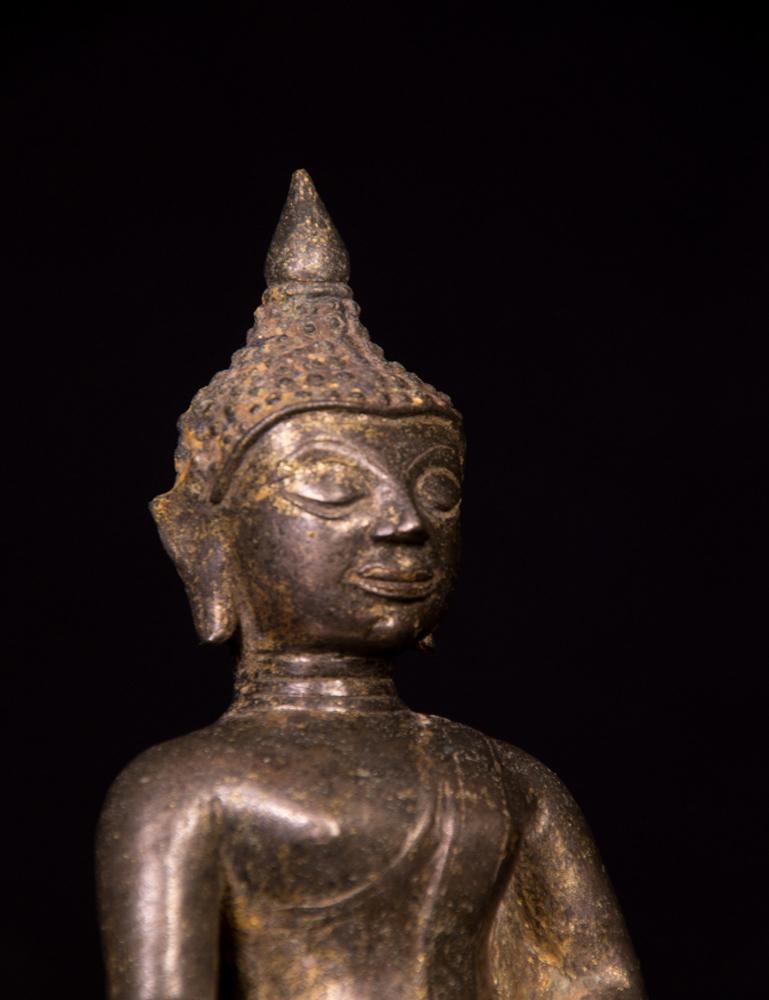 Bronze Antique Thai Buddha Statue from Thailand For Sale