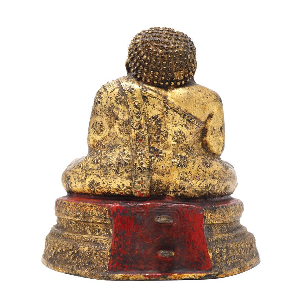 Autre Figure ancienne en bronze doré bouddhiste thaïlandais de Phra Sangkachai en vente