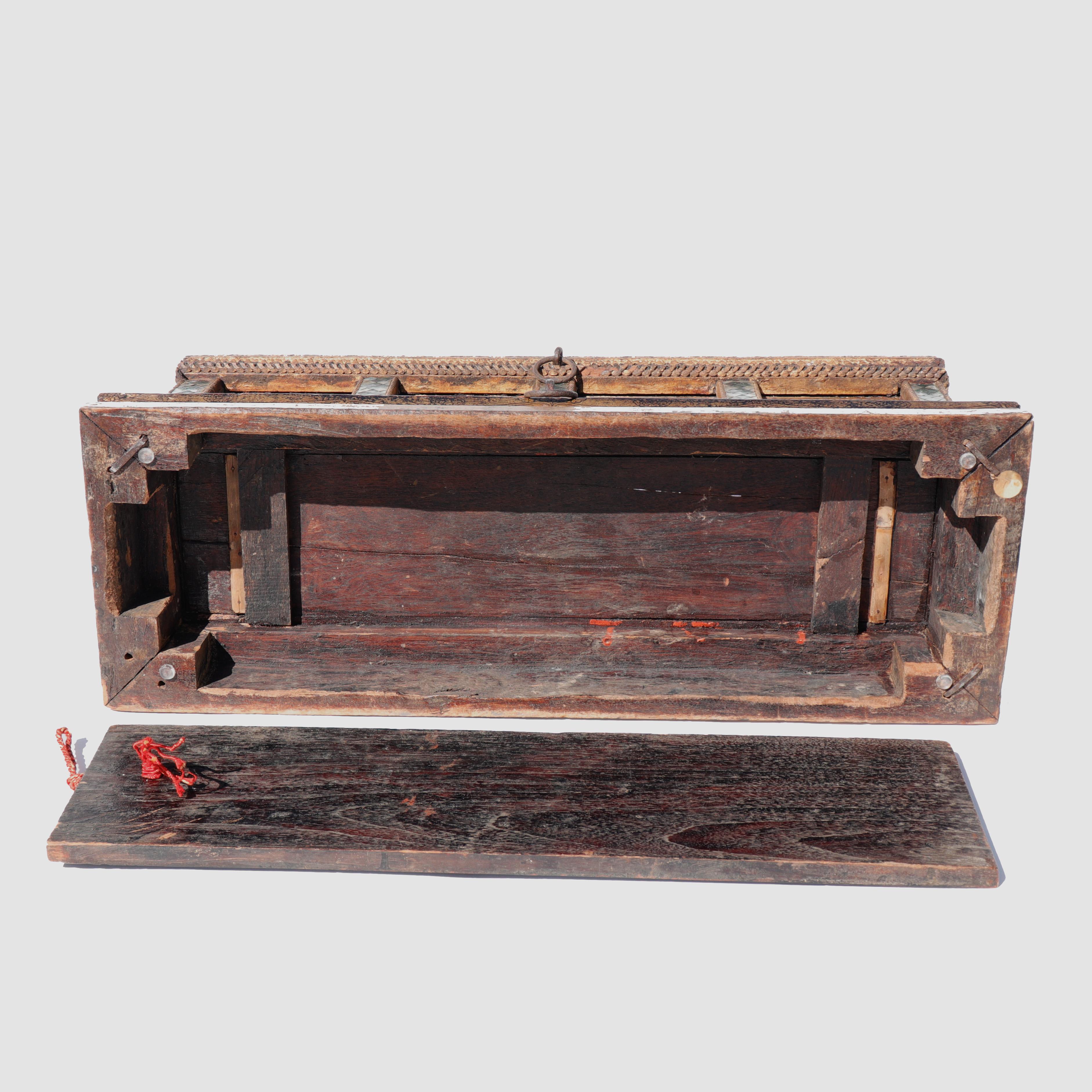 Antique Thai Buddhist Manuscript Box, Rattanakosin Kingdom 11