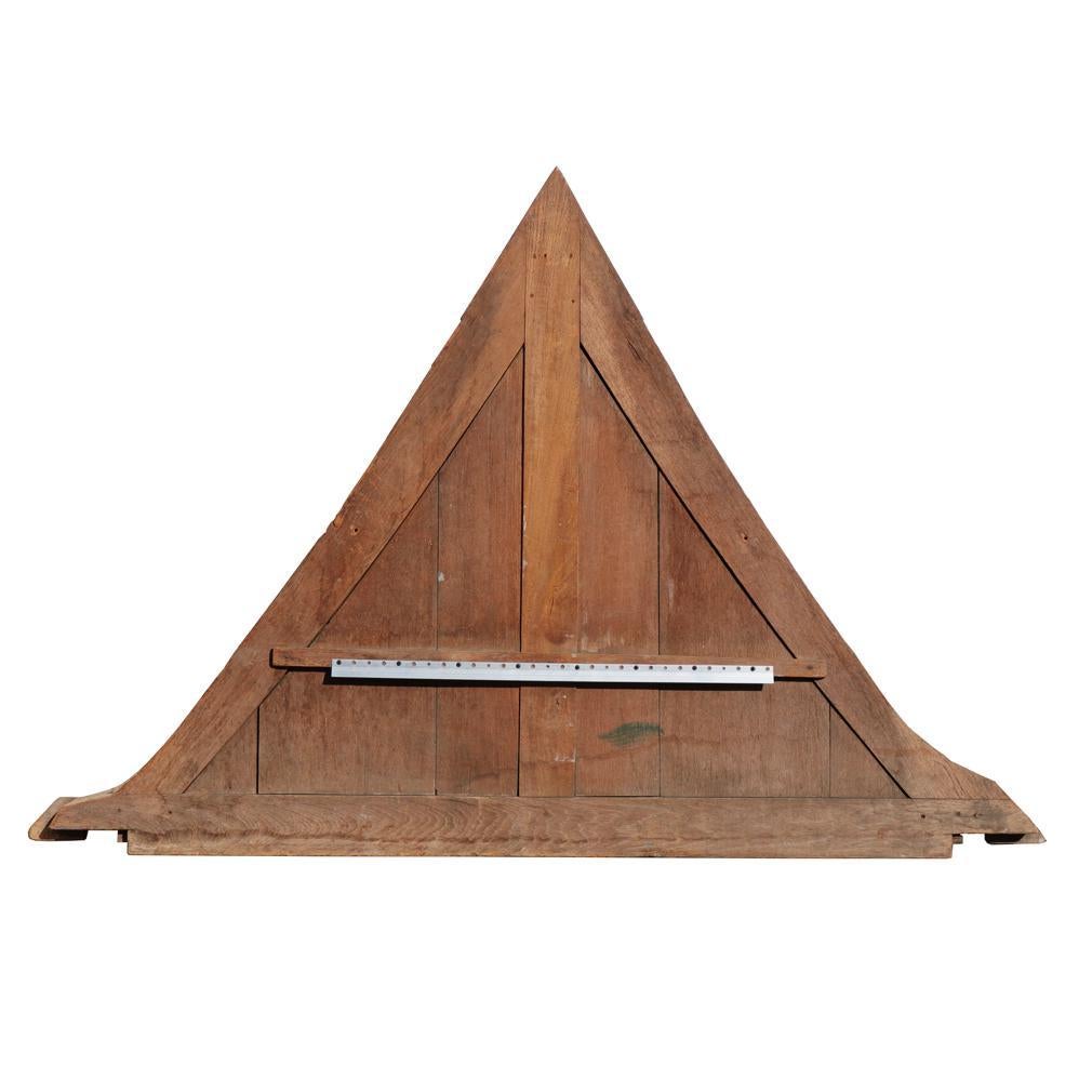 Folk Art Antique Thai Buddhist Temple Pediment For Sale