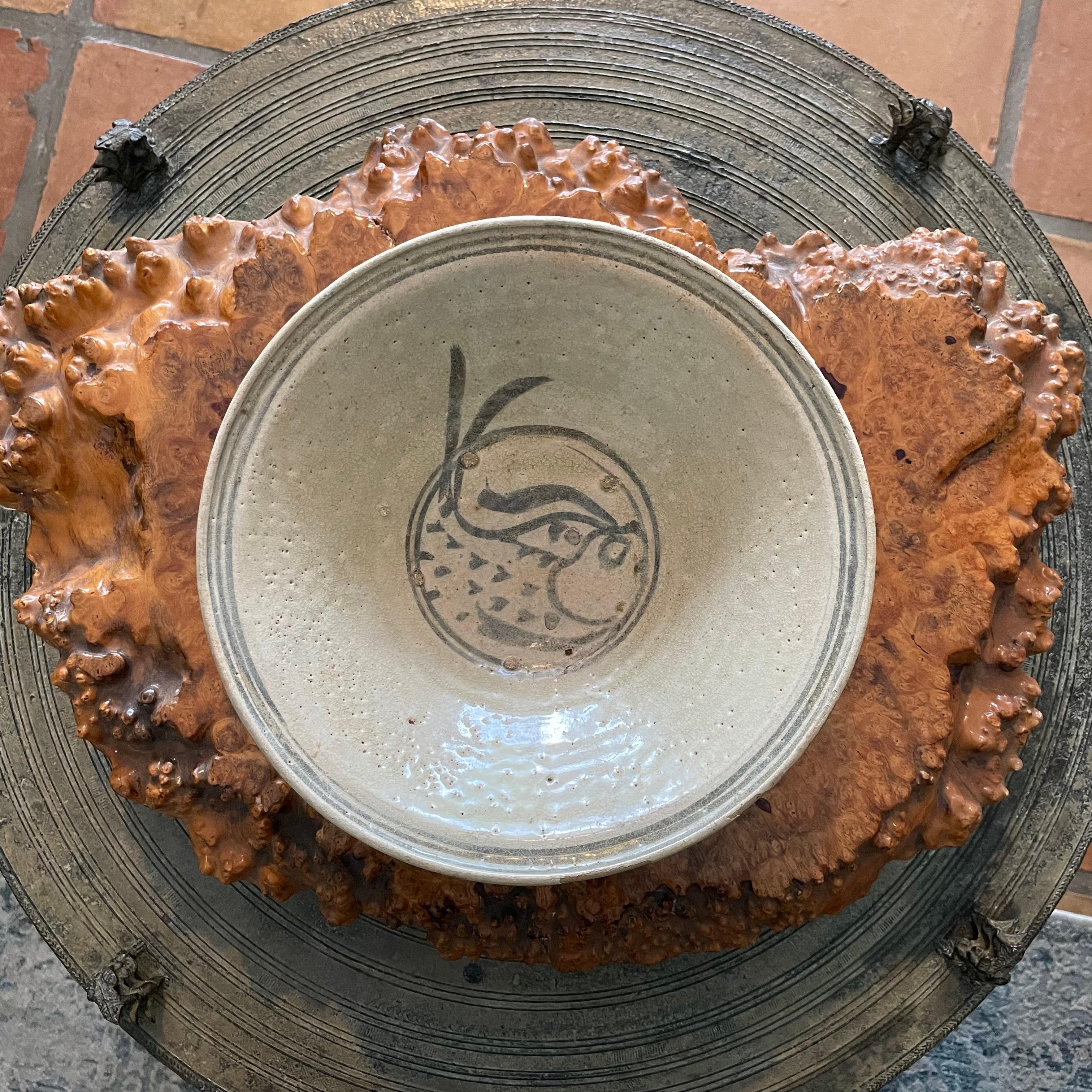 Antique Thai Fish Bowl, Sukhothai Kilns For Sale 1