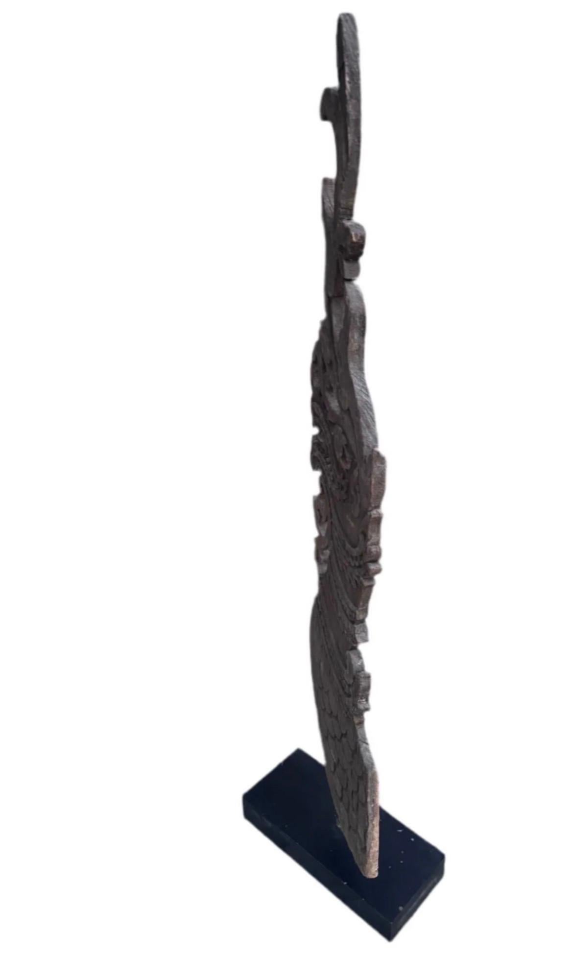 Antique Thai Naga Temple Finial Precio normal Chinoiserie en venta