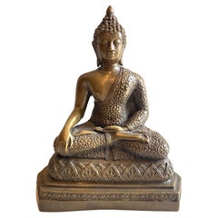 Antique Thai Sitting Buddha of Reasoning