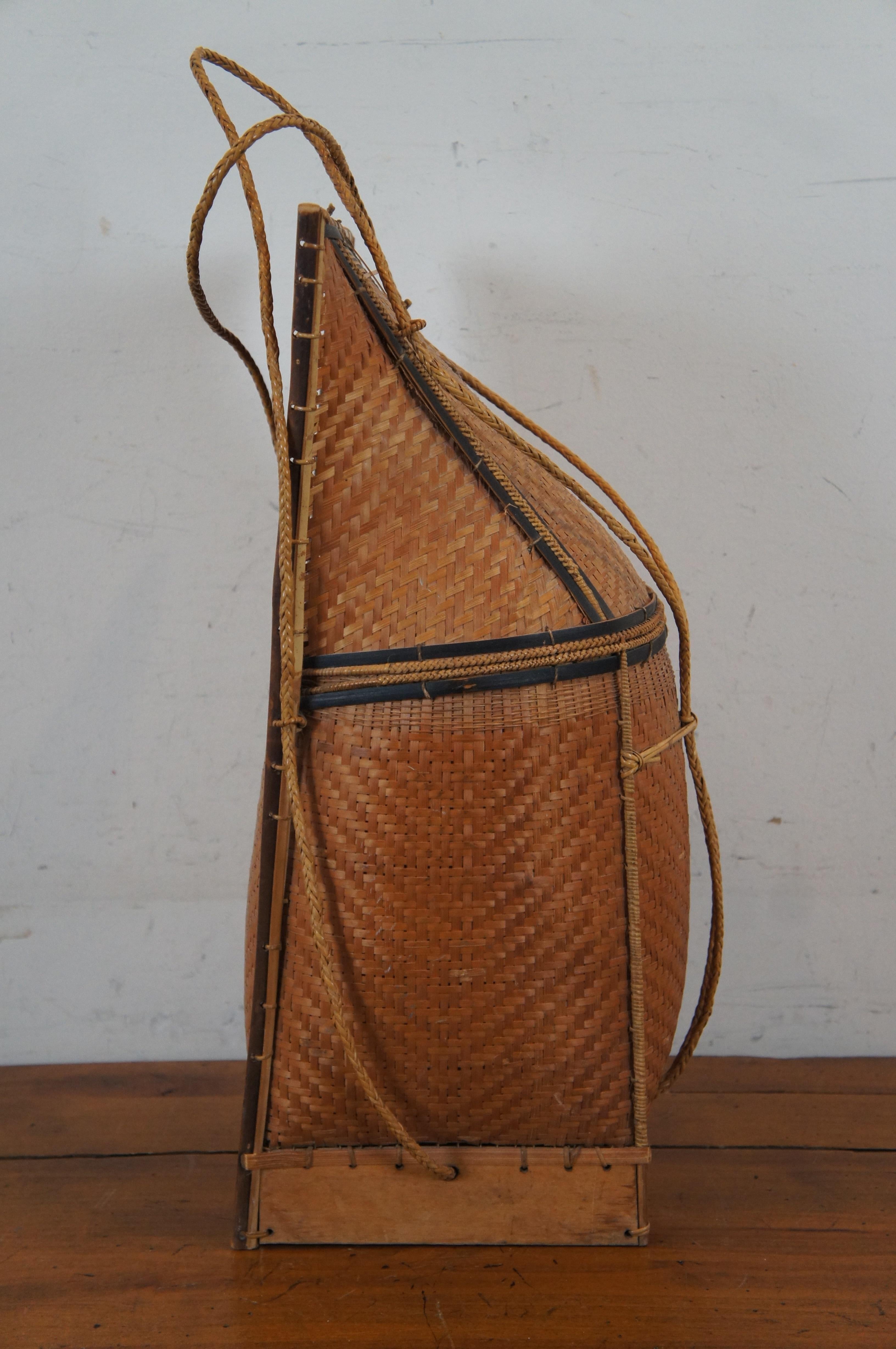 wicker backpack