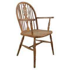 Antique Thames Valley Windsor Wheel Back Armchair, circa 1800