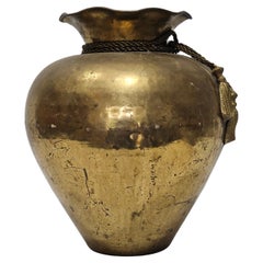 Antique The Bombay Brass Vase